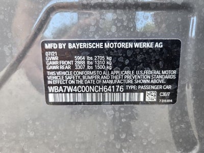 2022 BMW 7 Series 745e xDrive