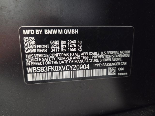 2027 BMW M5 Sedan