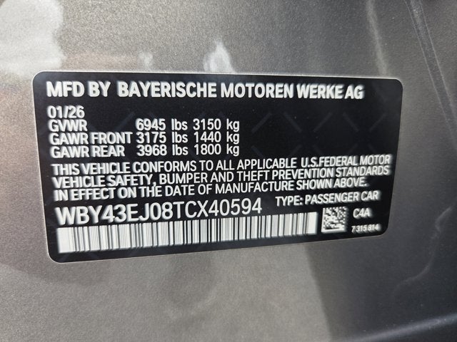 2026 BMW i7 eDrive50