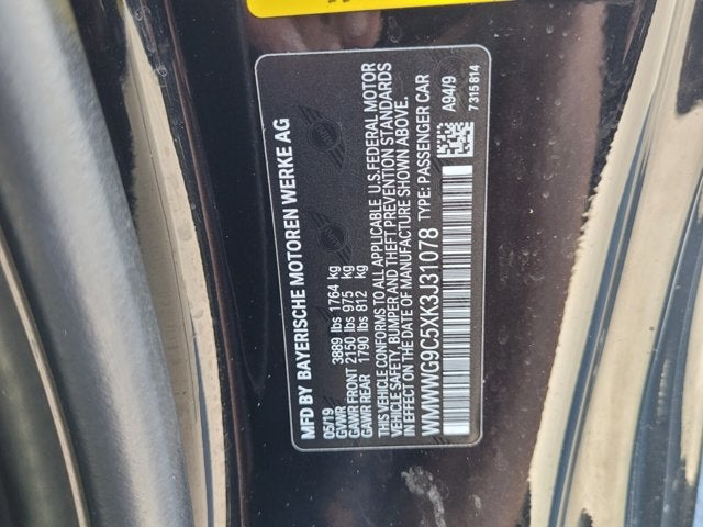 2019 MINI Convertible Cooper S