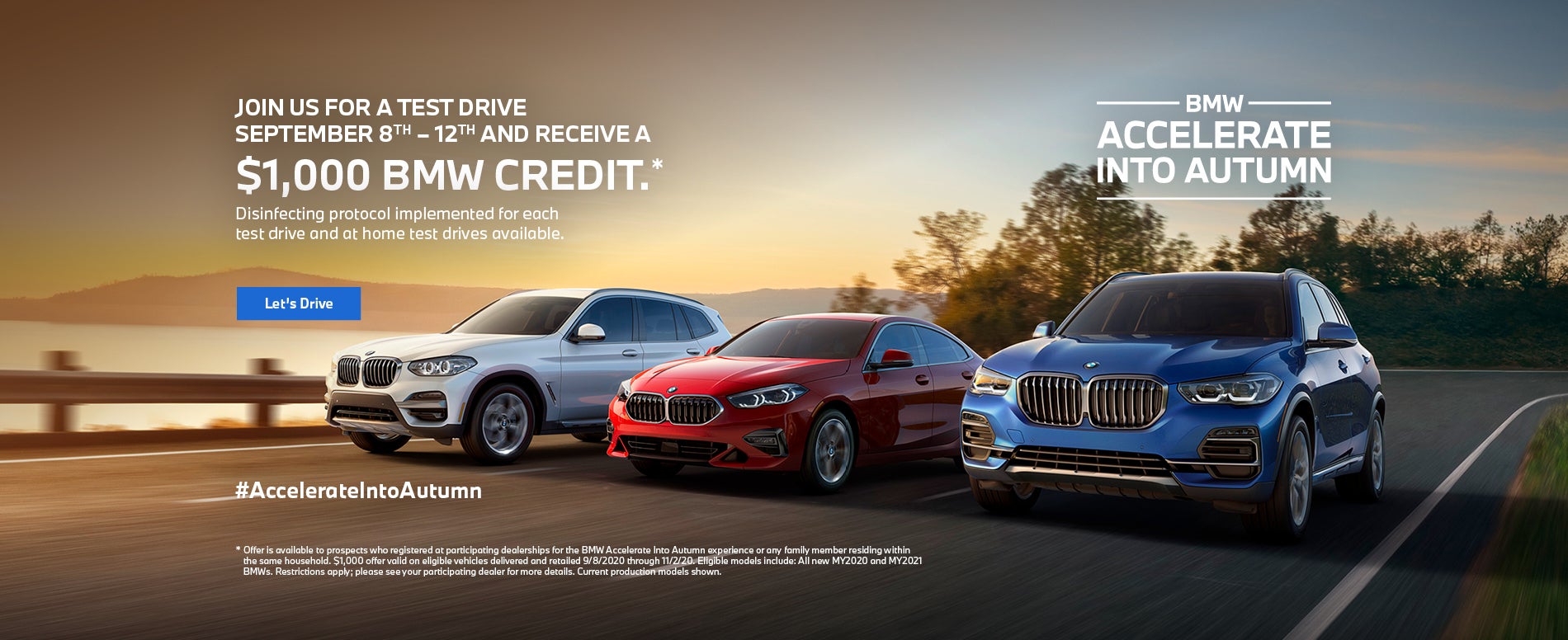 BMW Accelerate Into Autumn