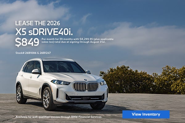 2026 BMW X5 sDRIVE40i
