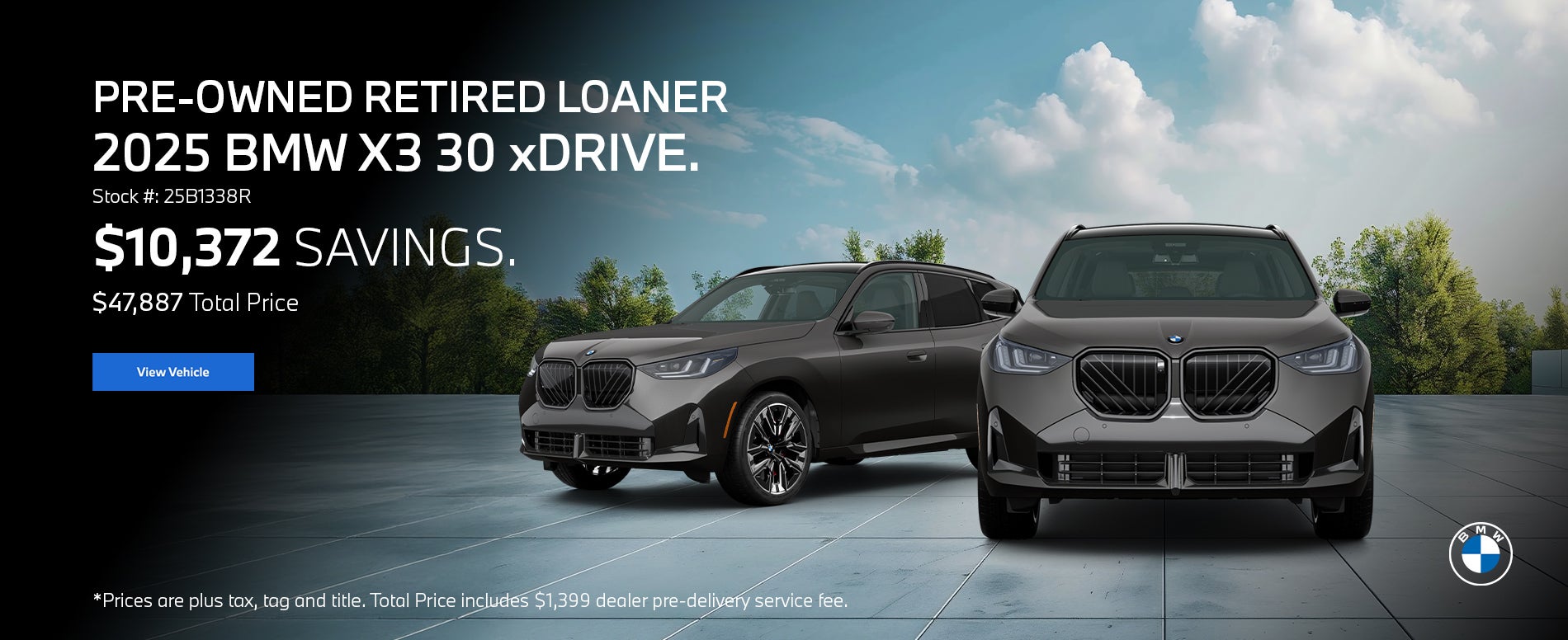 2025 BMW X3 30 xDrive Offer