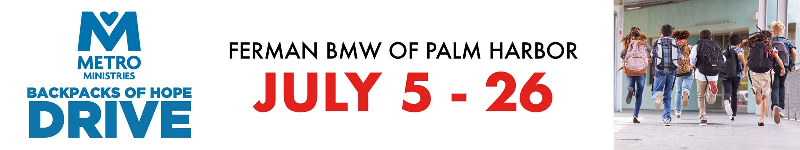 Metro Ministries Backpacks of Hope Drive