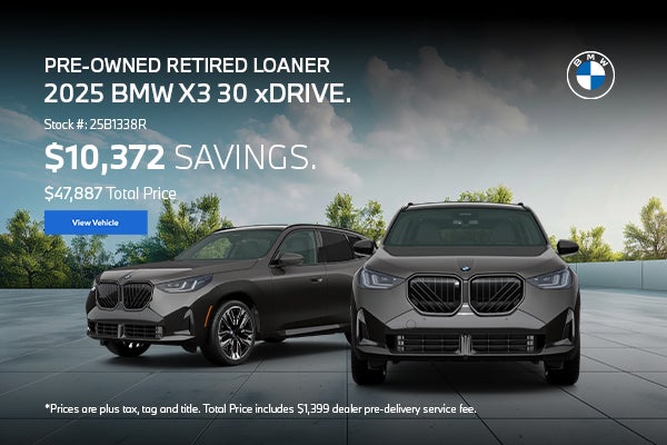 2025 BMW X3 30 xDrive Offer